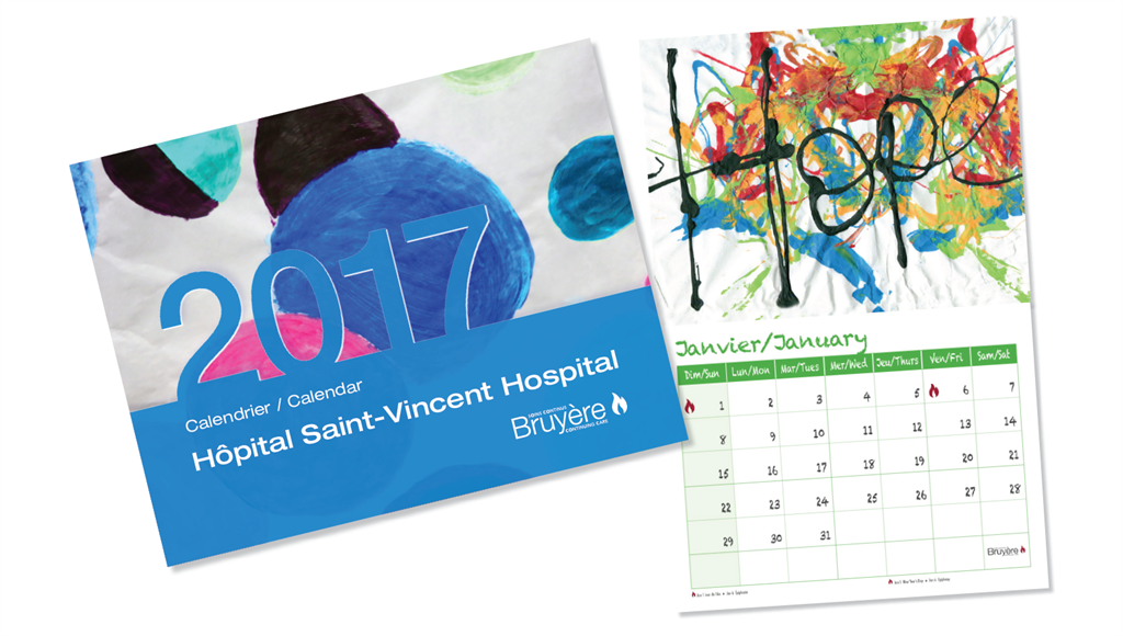 Saint-Vincent Hospital Calendar Cover